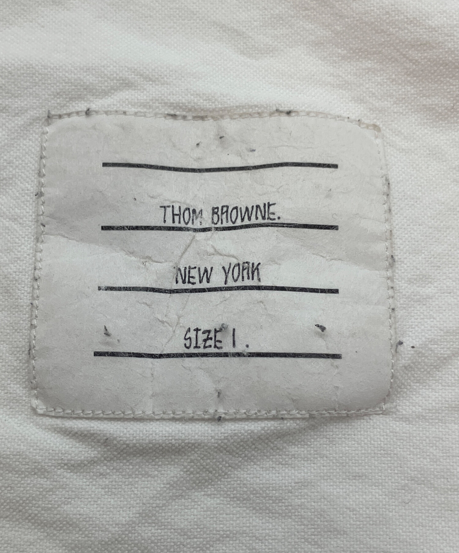 中古・古着通販】Thom Browne (トムブラウン) 長袖シャツ ホワイト