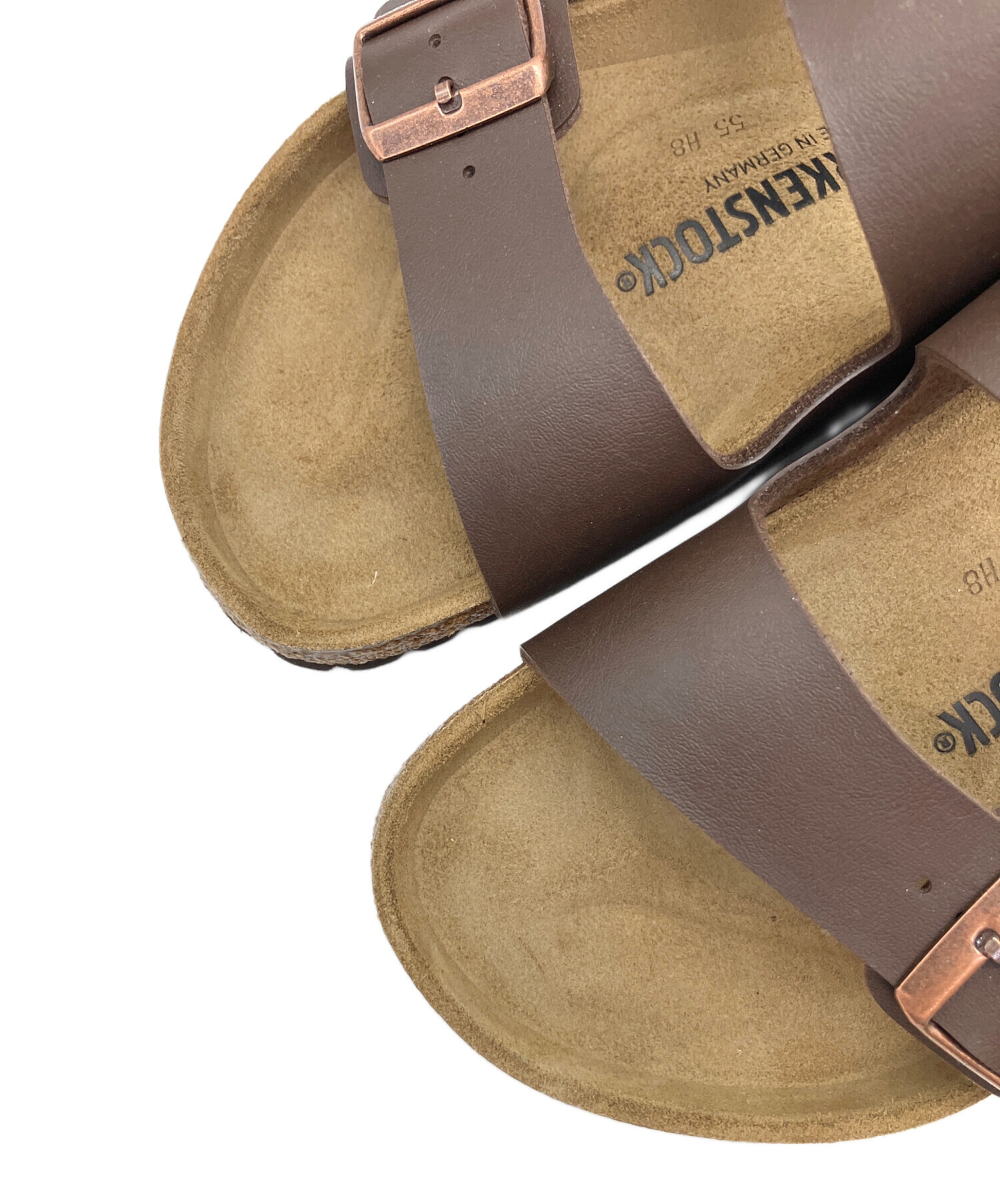 BIRKENSTOCK ブラウンサンダル サイズ38 中古・古着通販】BIRKENSTOCK (ビルケンシュトック) サンダル ブラウン