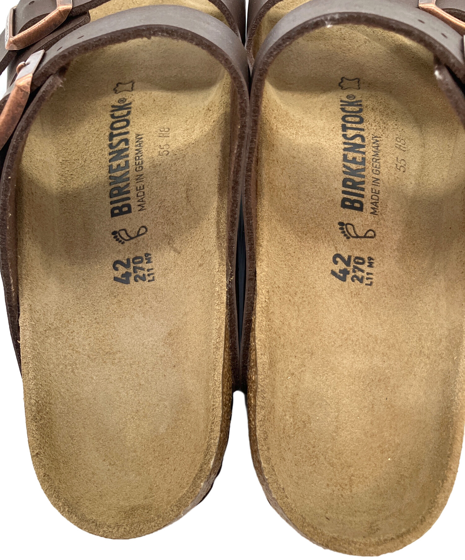 中古・古着通販】BIRKENSTOCK (ビルケンシュトック) サンダル ブラウン