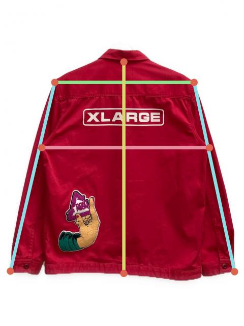 古着　大量　赤字 中古・古着通販】X-LARGE (エクストララージ) ワークジャケット レッド