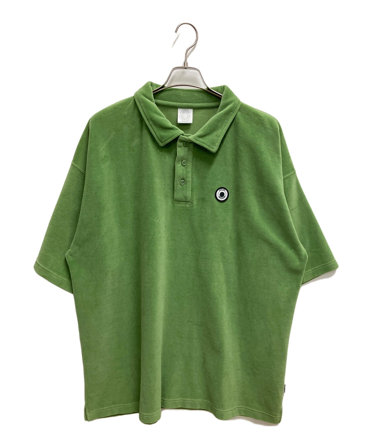 中古・古着通販】EXAMPLE (エグザンプル) ポロシャツ 黄緑 サイズ:SIZE