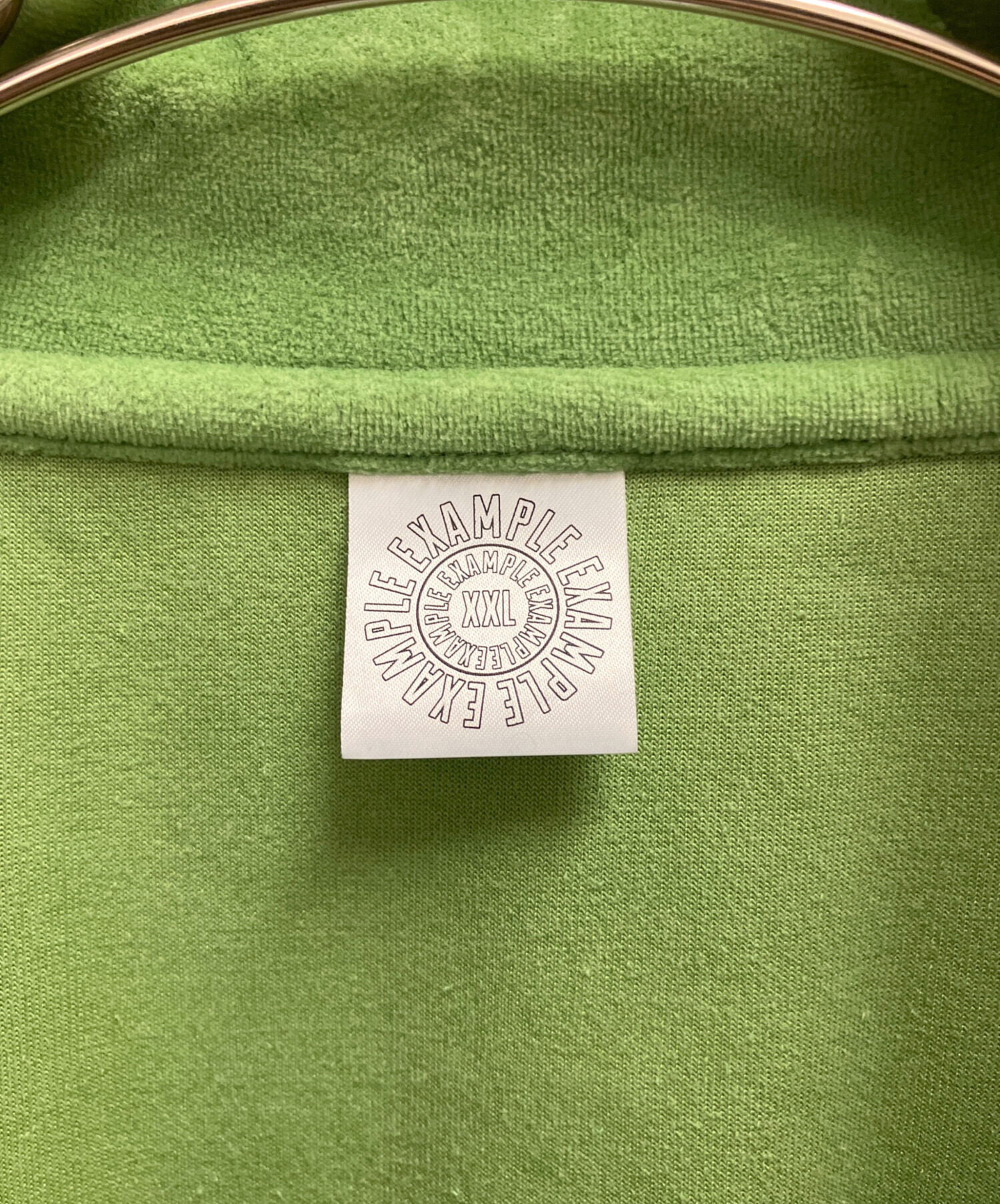 中古・古着通販】EXAMPLE (エグザンプル) ポロシャツ 黄緑 サイズ:SIZE