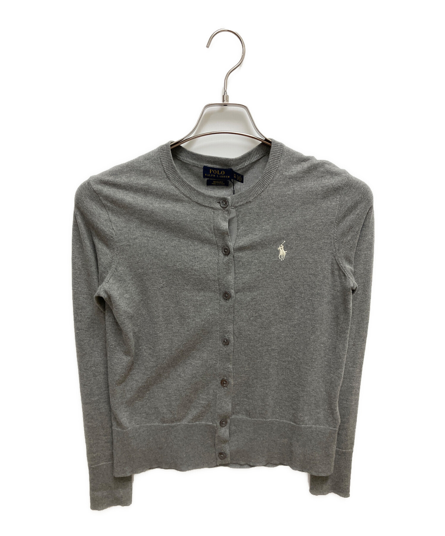 Polo Ralph Lauren グレー カーディガン 長袖 中古・古着通販】POLO RALPH LAUREN (ポロ・ラルフローレン) PFS