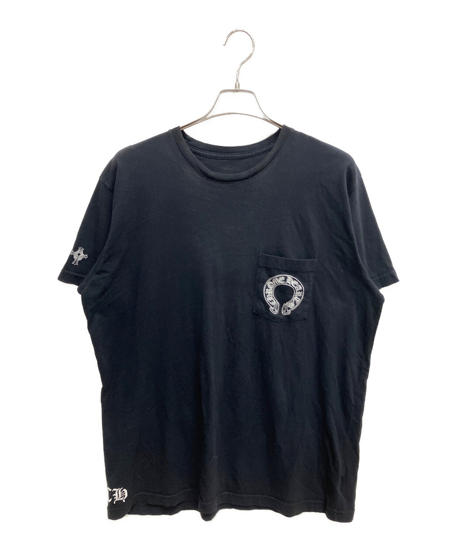 CHROME HEARTS バックプリント Tシャツ 2T Chrome Hearts CH T-SHRT 1 Back Sematary Cross Print T Shirt Mens L