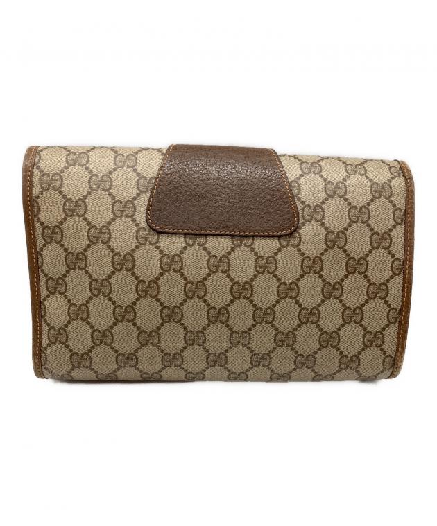 中古・古着通販】GUCCI (グッチ) GGスプリーム クラッチバッグ