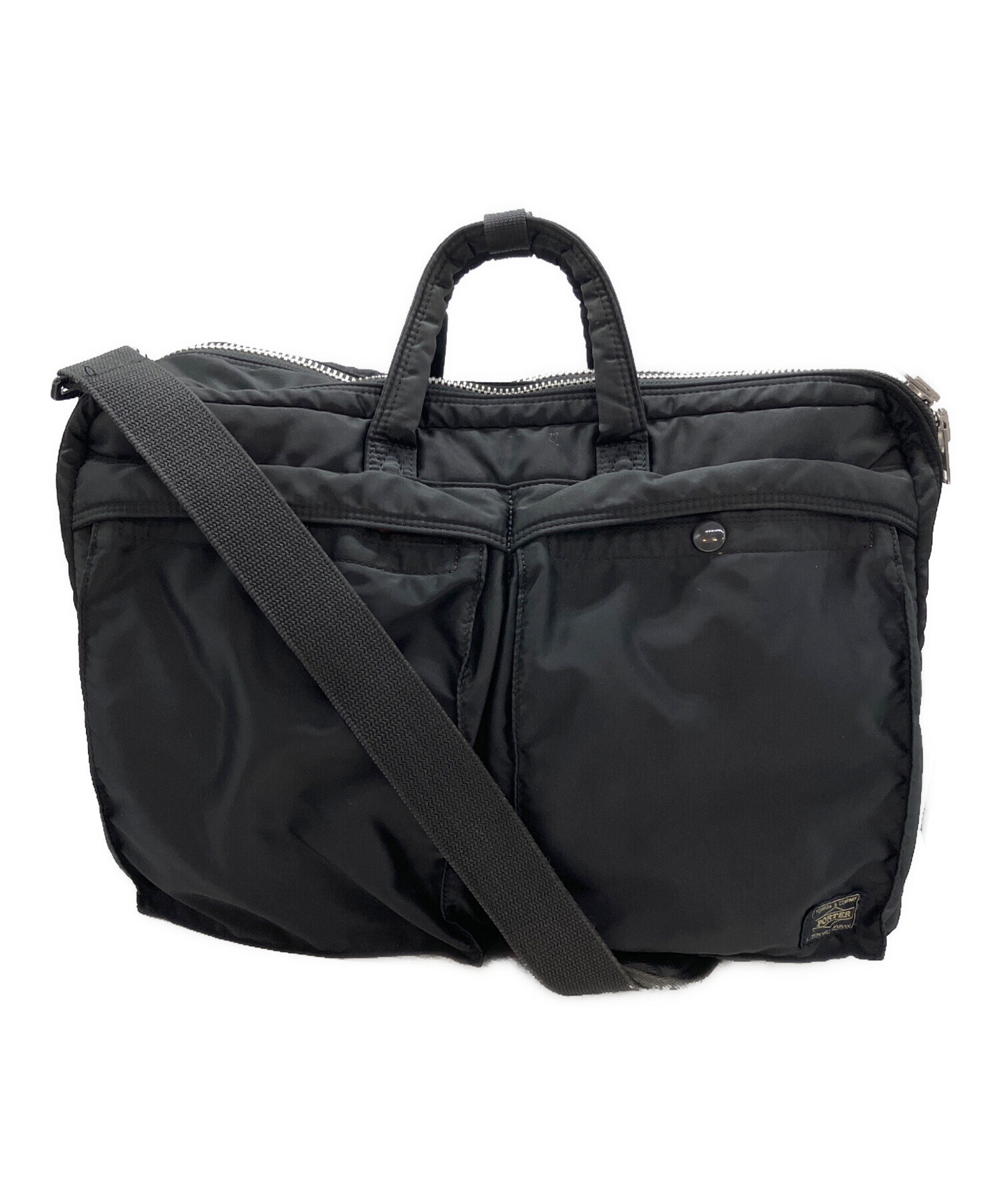 中古・古着通販】PORTER (ポーター) タンカー 3WAY BRIEFCASE ブラック
