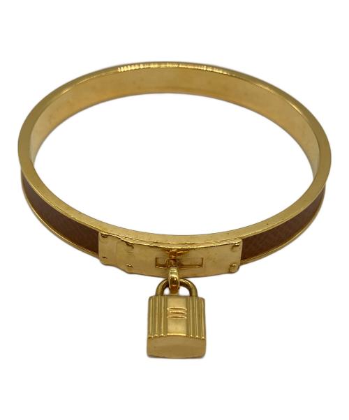 中古・古着通販】HERMES (エルメス) ケリーバングル バングル ブラウン 中古・古着通販】HERMES (エルメス) ケリーバングル バングル ブラウン