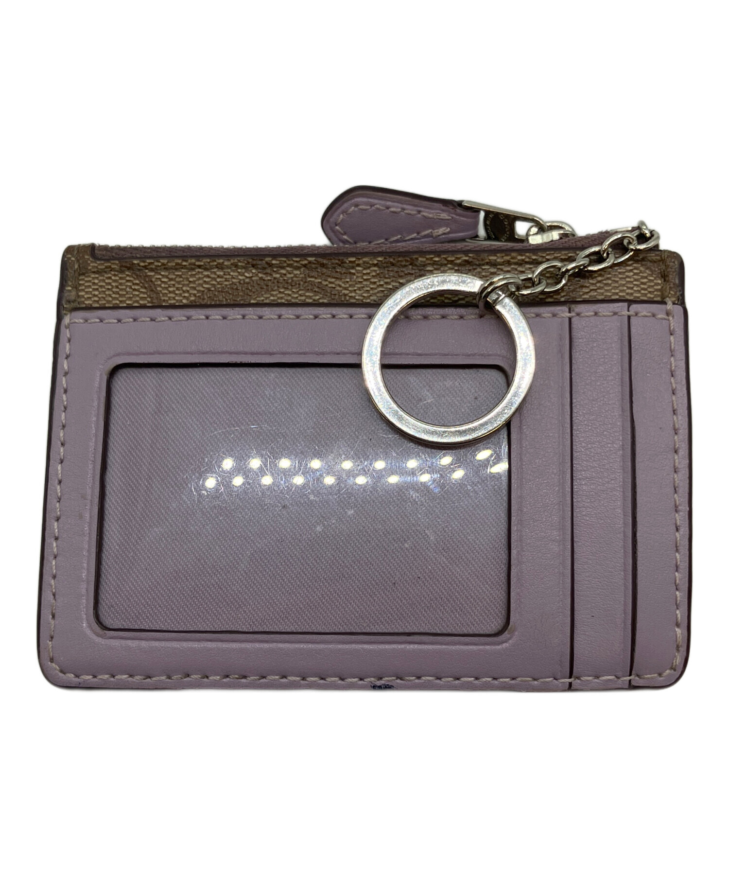 中古・古着通販】COACH (コーチ) シグネチャー パスケース ブラウン