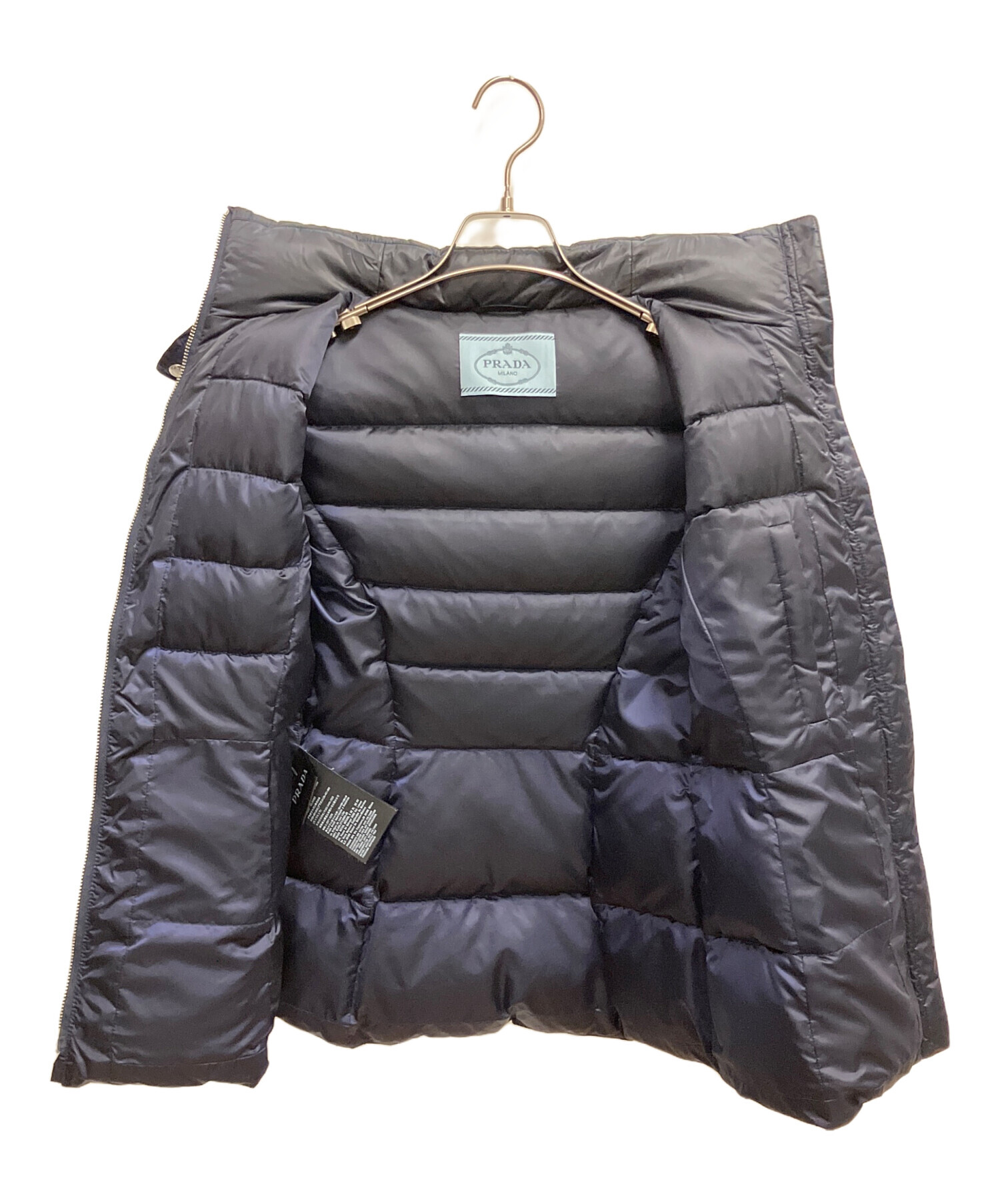 中古・古着通販】PRADA (プラダ) ダウンジャケット ネイビー サイズ
