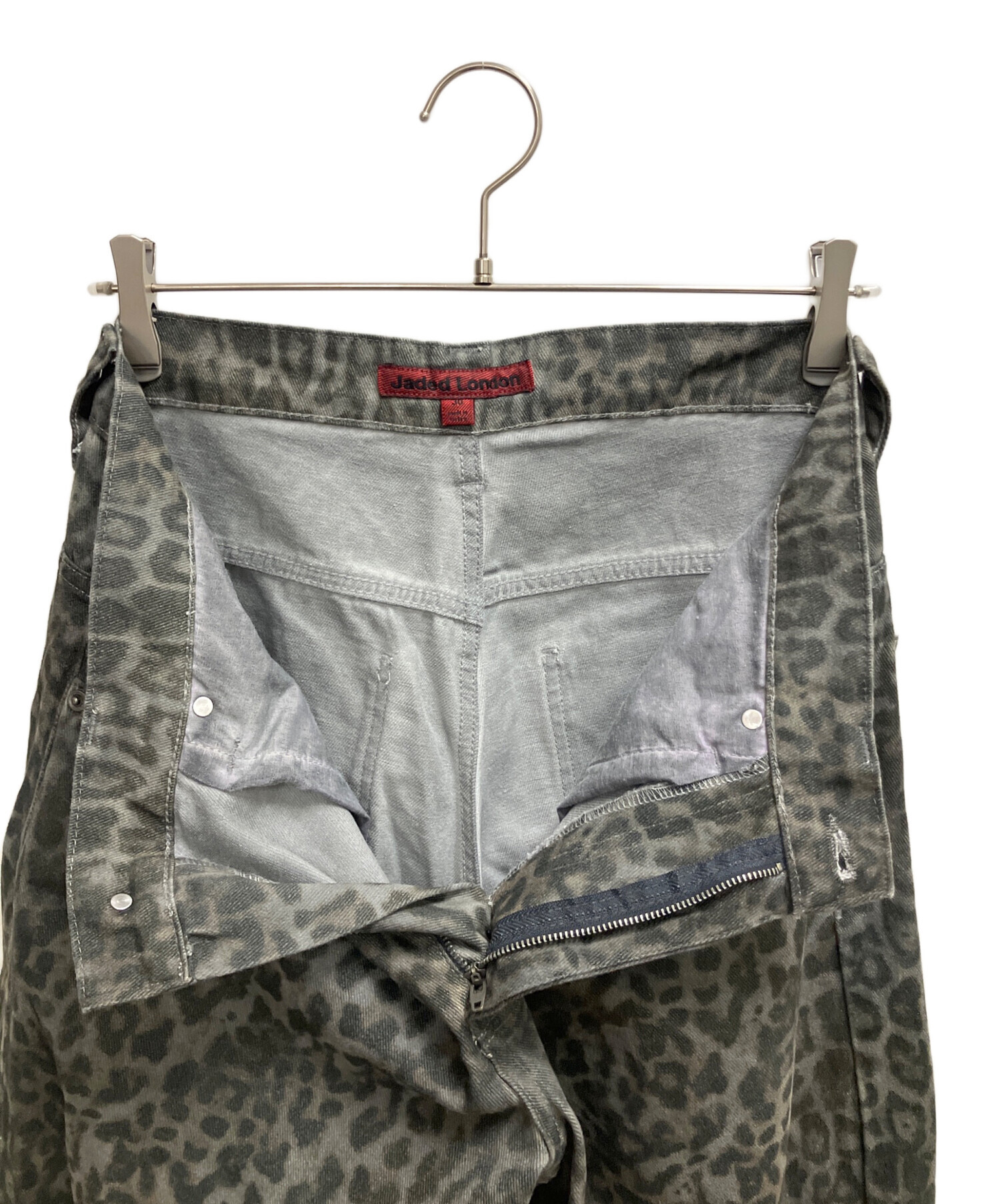 Jaded London ヒョウ柄　パンツ　デニム 中古・古着通販】Jaded London (ジェイデッドロンドン) レオパード柄