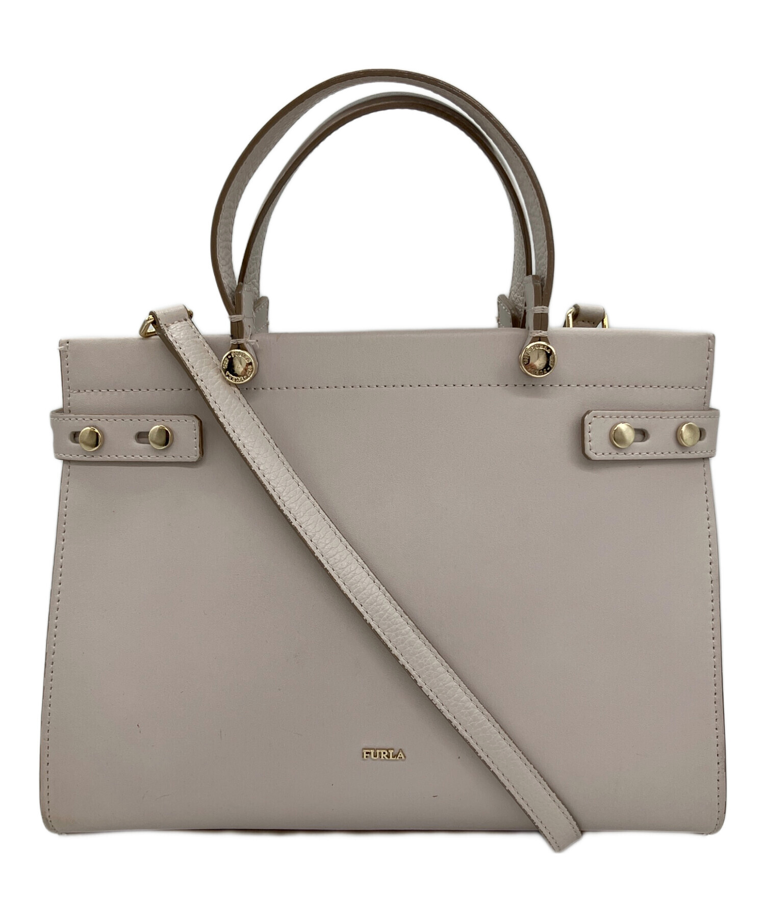 ◇15418　中古品　FURLA　フルラ　2WAYバッグ　2点セット 中古・古着通販】FURLA (フルラ) 2WAYバッグ ピンク｜ブランド・古着