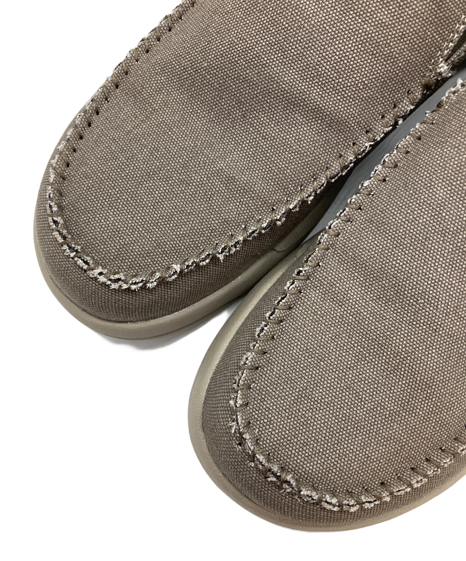 中古・古着通販】CLARKS (クラークス) スリッポン グレー サイズ:SIZE 
