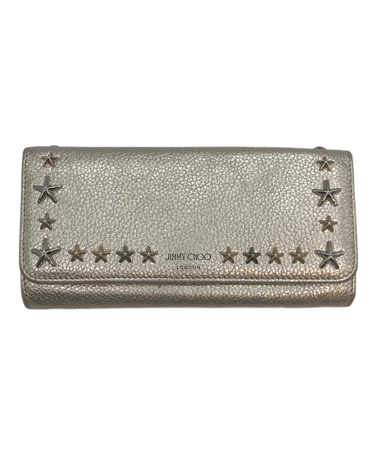 中古・古着通販】JIMMY CHOO (ジミーチュウ) スタースタッズ 長財布