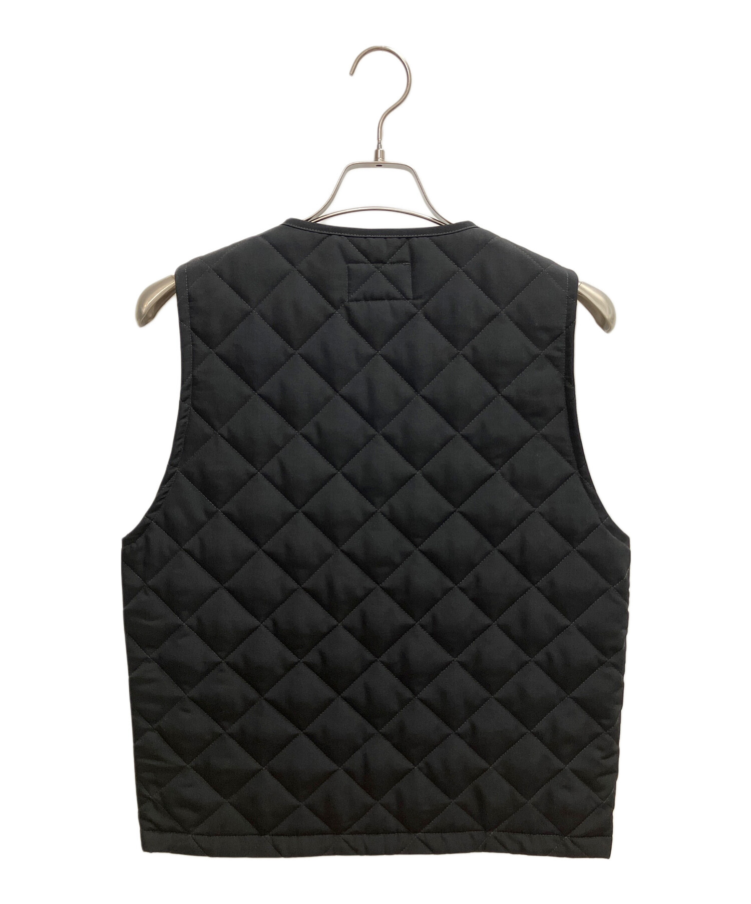 中古・古着通販】Schott (ショット) QUILTING WORK VEST ブラック