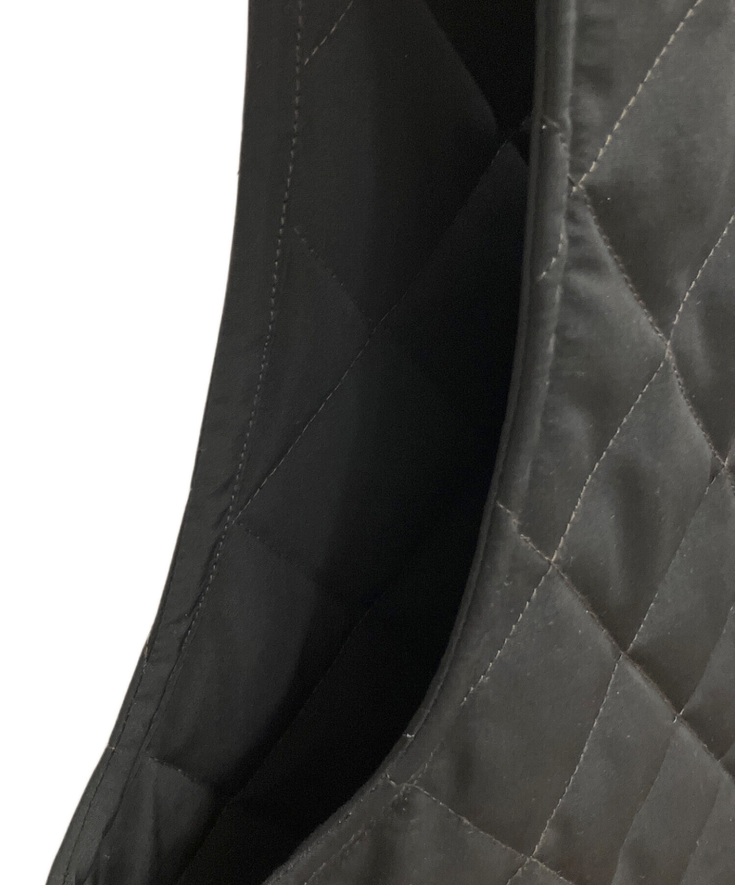 中古・古着通販】Schott (ショット) QUILTING WORK VEST ブラック