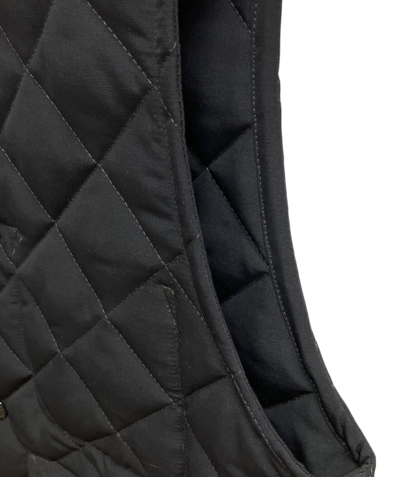 中古・古着通販】Schott (ショット) QUILTING WORK VEST ブラック