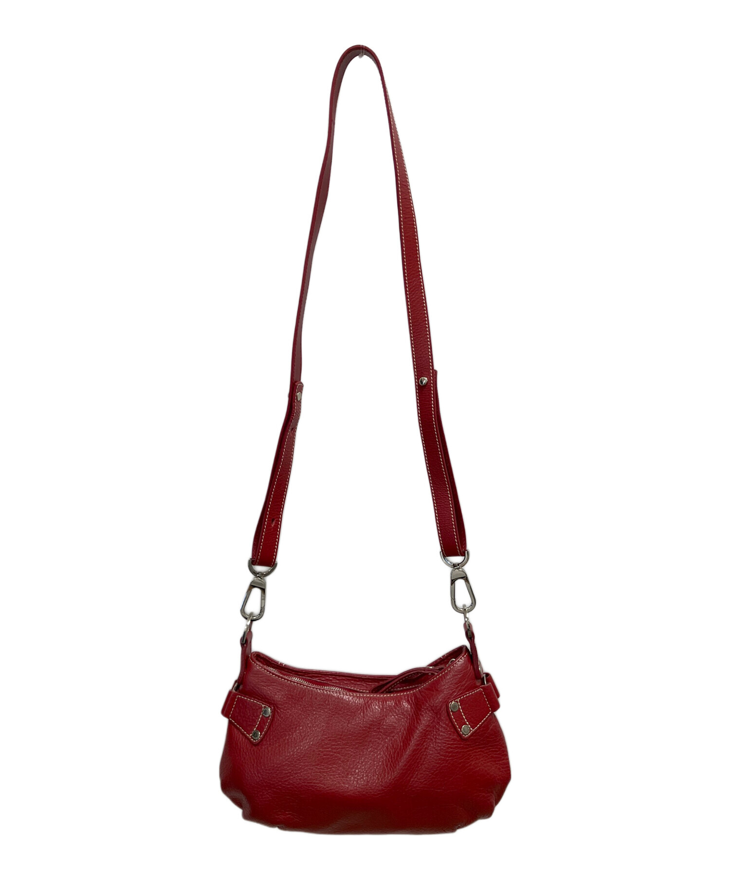 中古・古着通販】LONGCHAMP (ロンシャン) 2WAYバッグ レッド｜ブランド