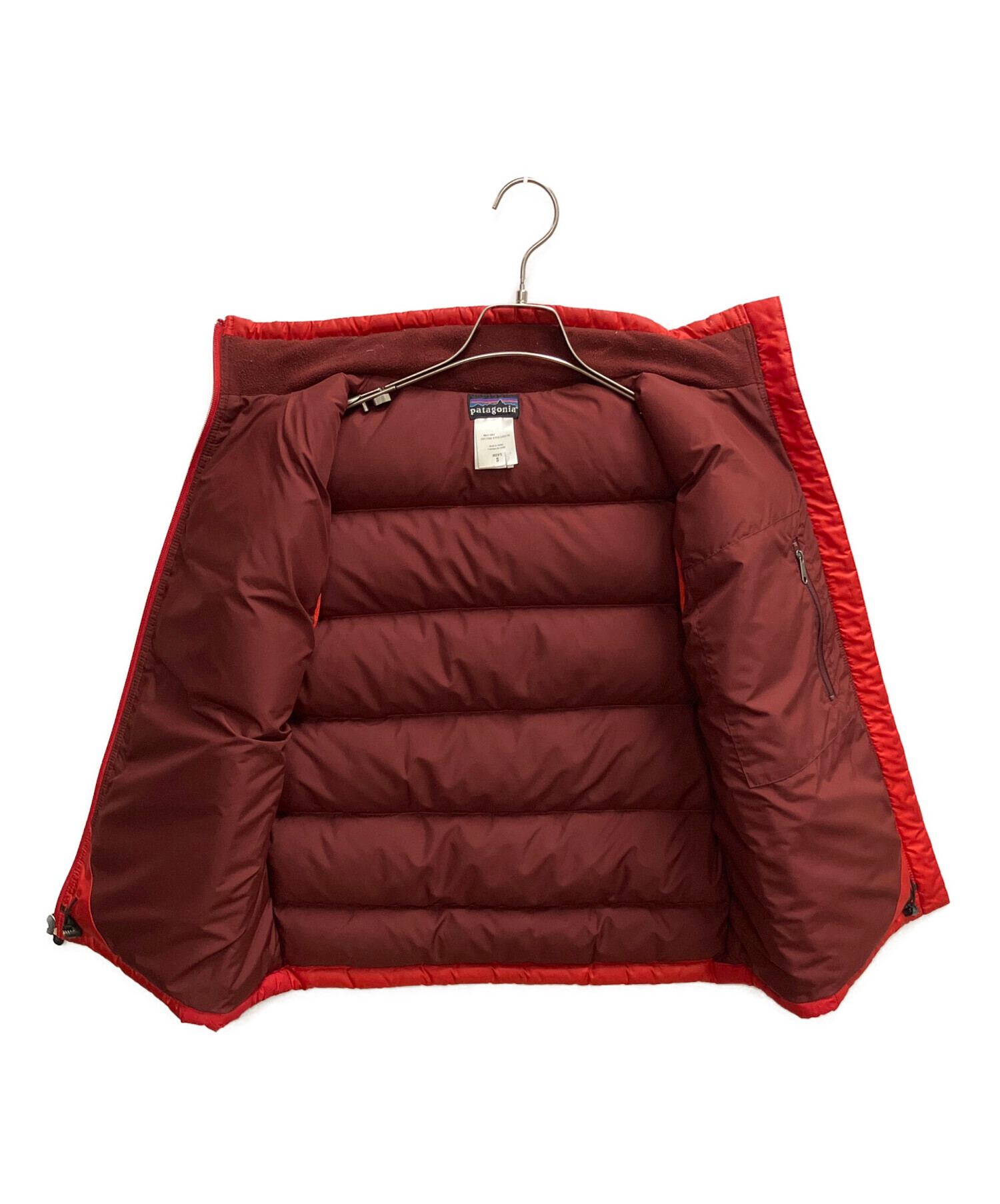 中古・古着通販】Patagonia (パタゴニア) グースダウンベスト レッド