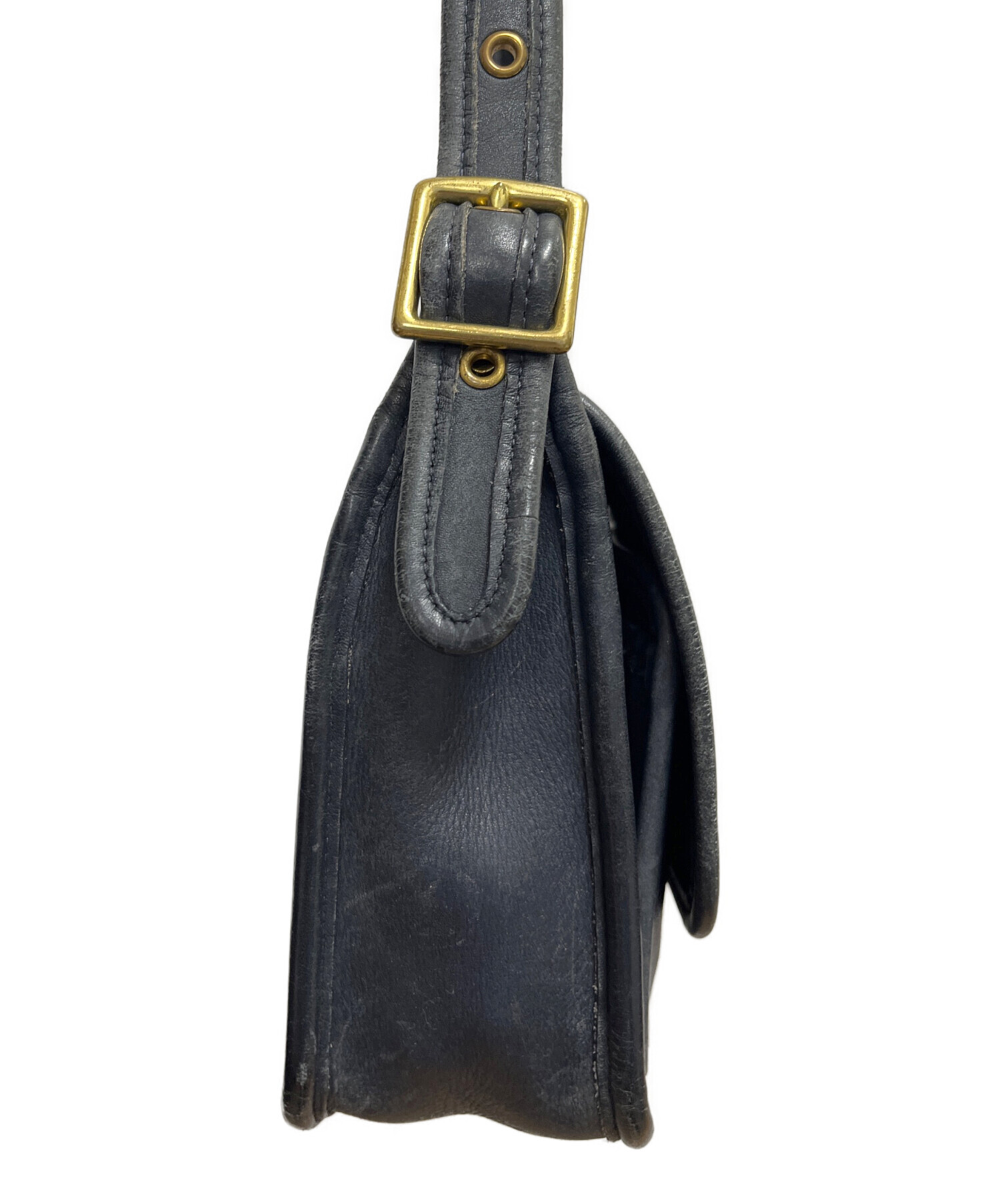 中古・古着通販】COACH (コーチ) ショルダーバッグ ネイビー｜ブランド 