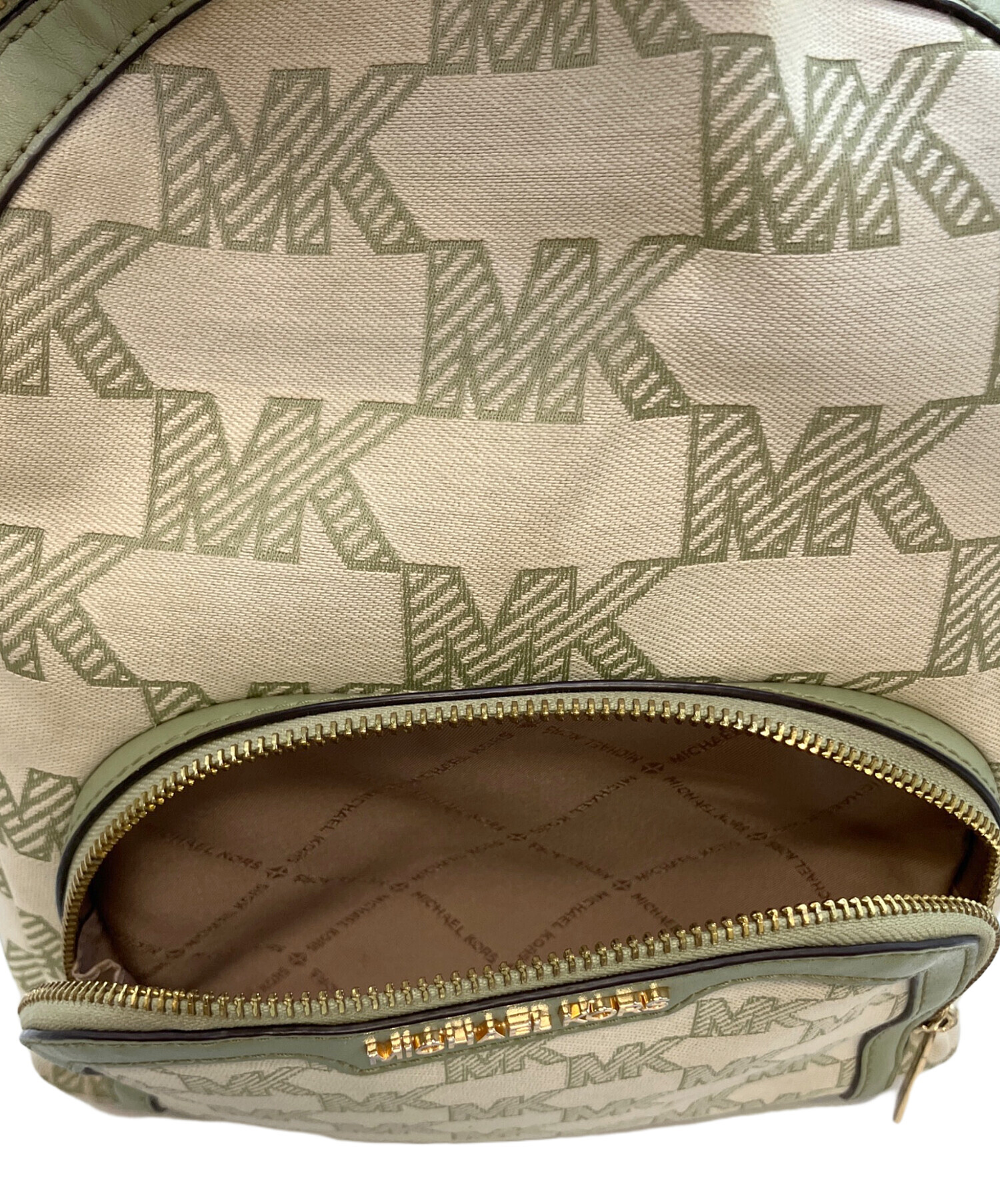 中古・古着通販】MICHAEL KORS (マイケル・コース) リュック グリーン