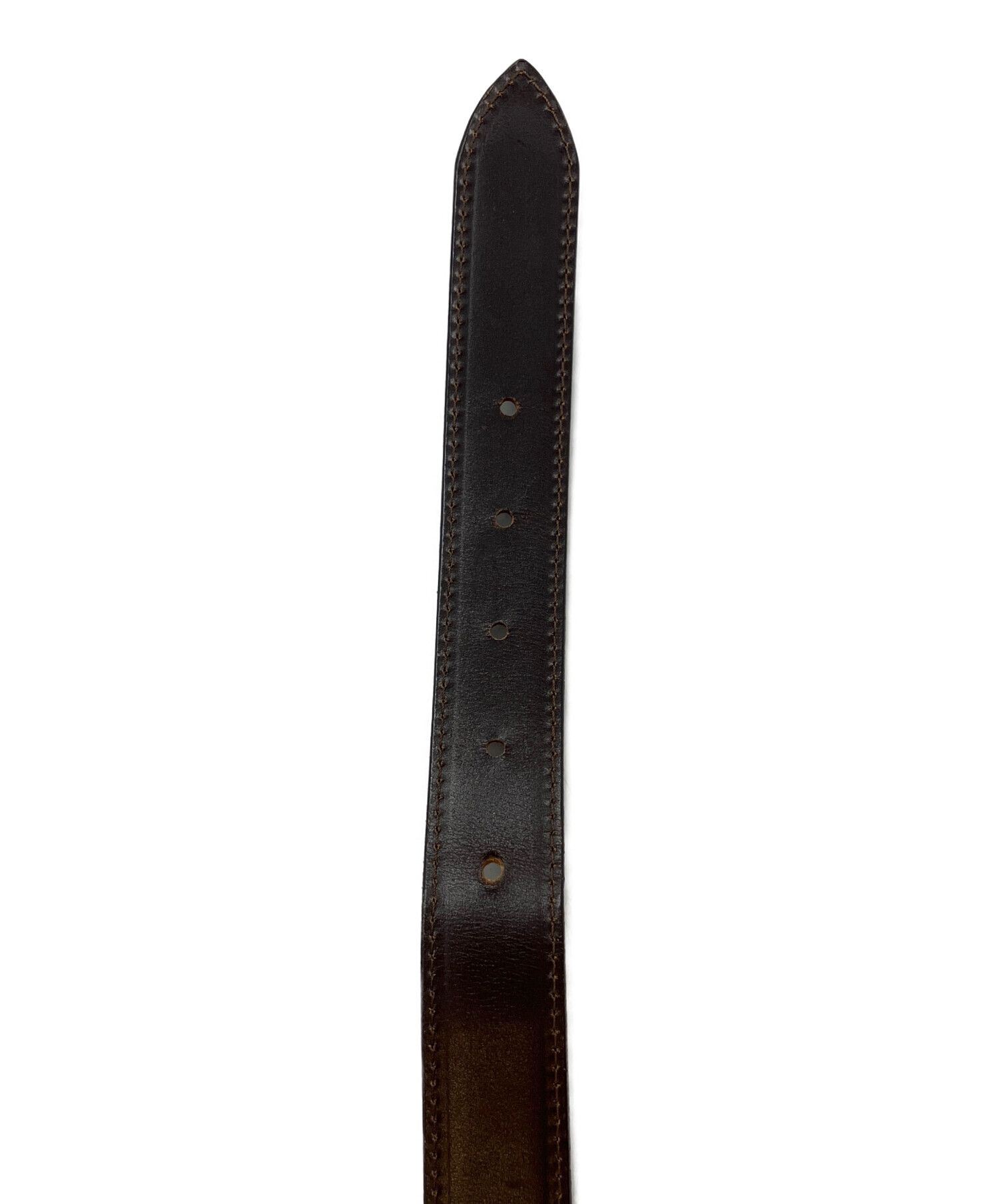 Whitehouse cox レザーベルト 中古・古着通販】Whitehouse Cox (ホワイトハウスコックス) レザー