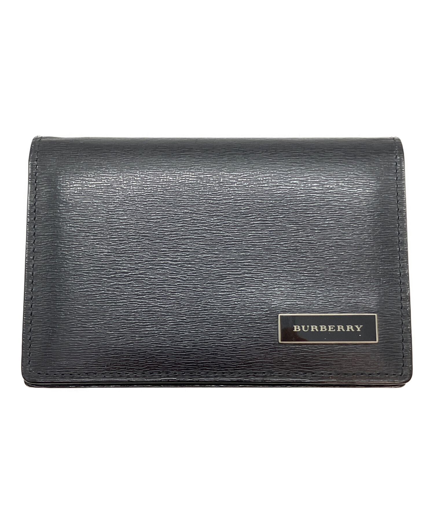 BURBERRY バーバリー　名刺入れ　未使用品　黒　ブラック 中古・古着通販】BURBERRY (バーバリー) 名刺入れ ブラック｜ブランド