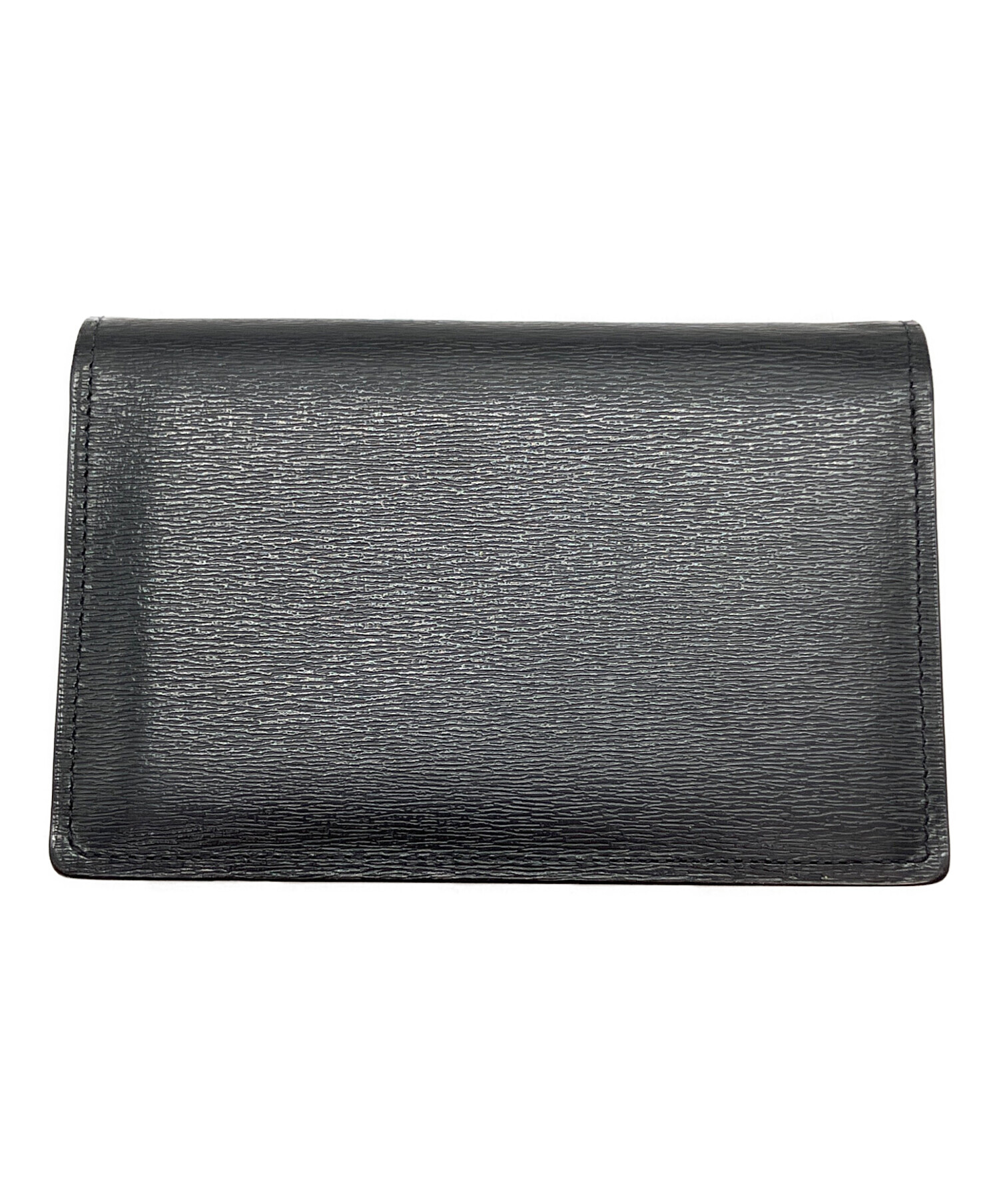 BURBERRY バーバリー名刺入れ FN244/FE09 黒/ブラック 中古・古着通販】BURBERRY (バーバリー) 名刺入れ ブラック｜ブランド