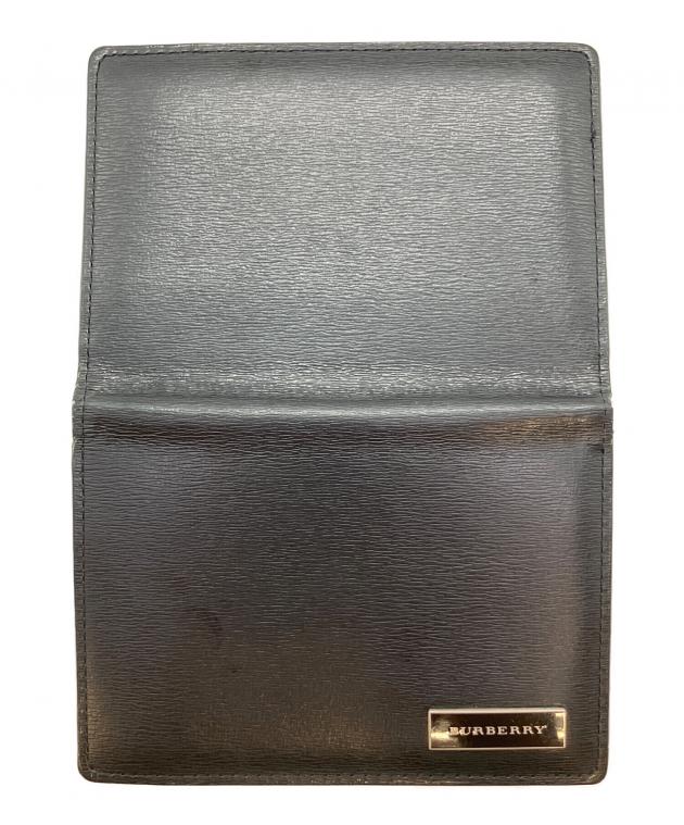 【新品未使用】バーバリーケース 中古・古着通販】BURBERRY (バーバリー) パスケース ブラック
