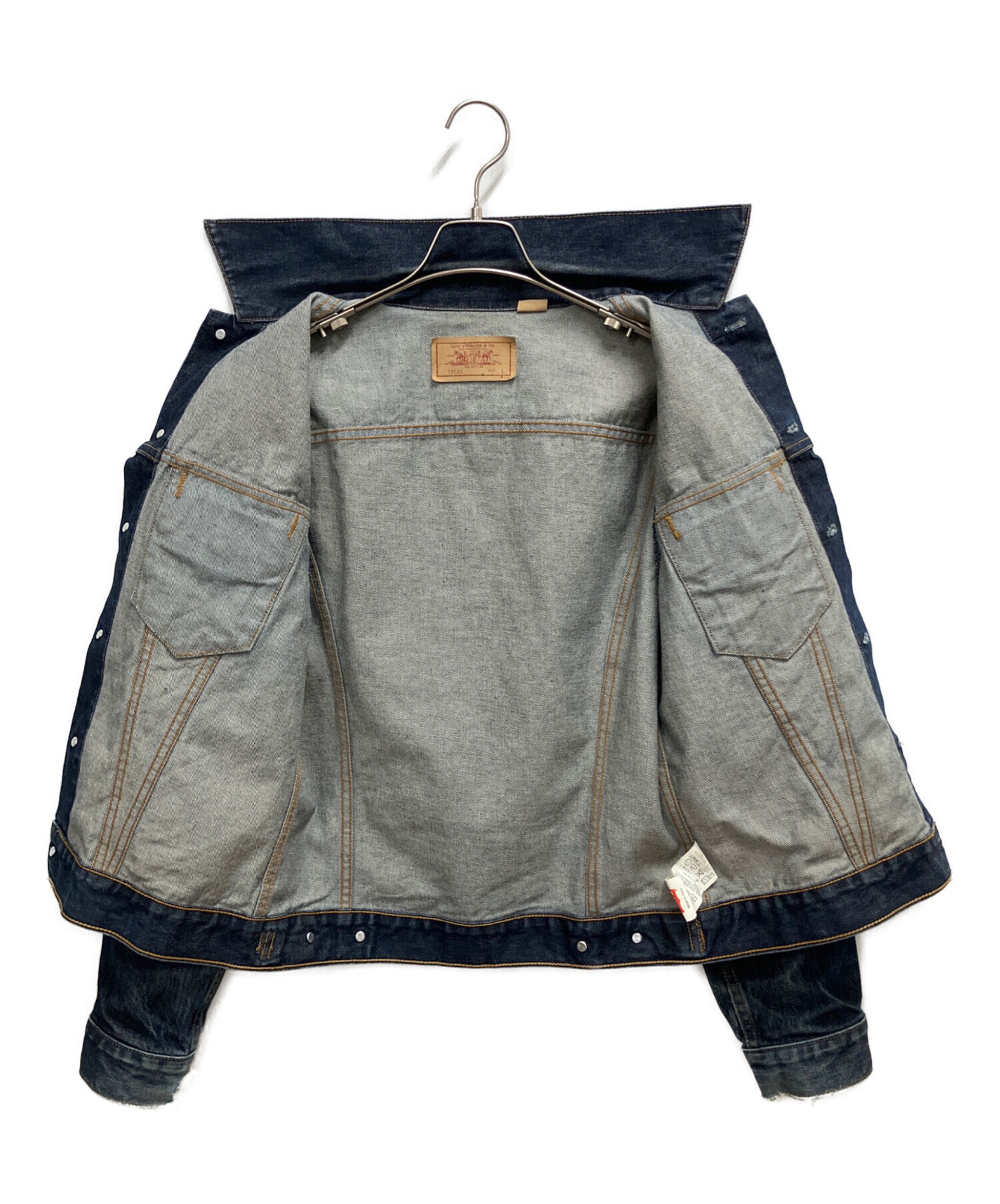 中古・古着通販】LEVI'S (リーバイス) デニムジャケット インディゴ