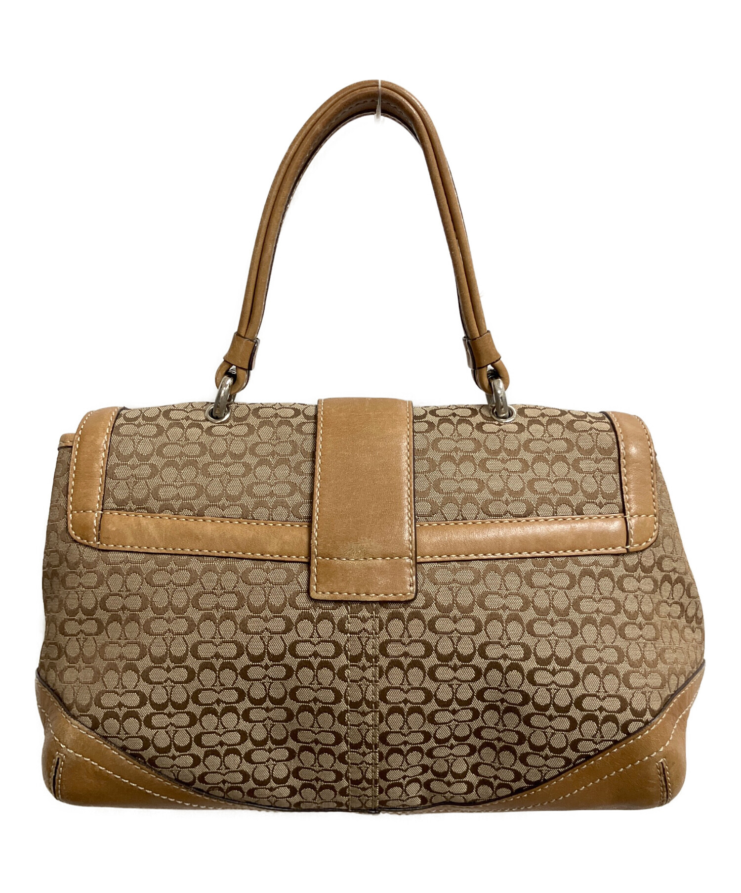 中古・古着通販】COACH (コーチ) シグネチャー ワンハンドルバッグ