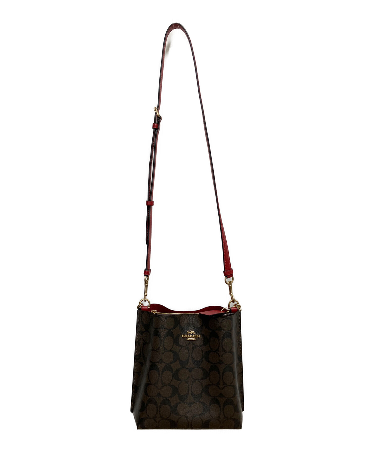 中古・古着通販】COACH (コーチ) シグネチャー モリー バケット バッグ