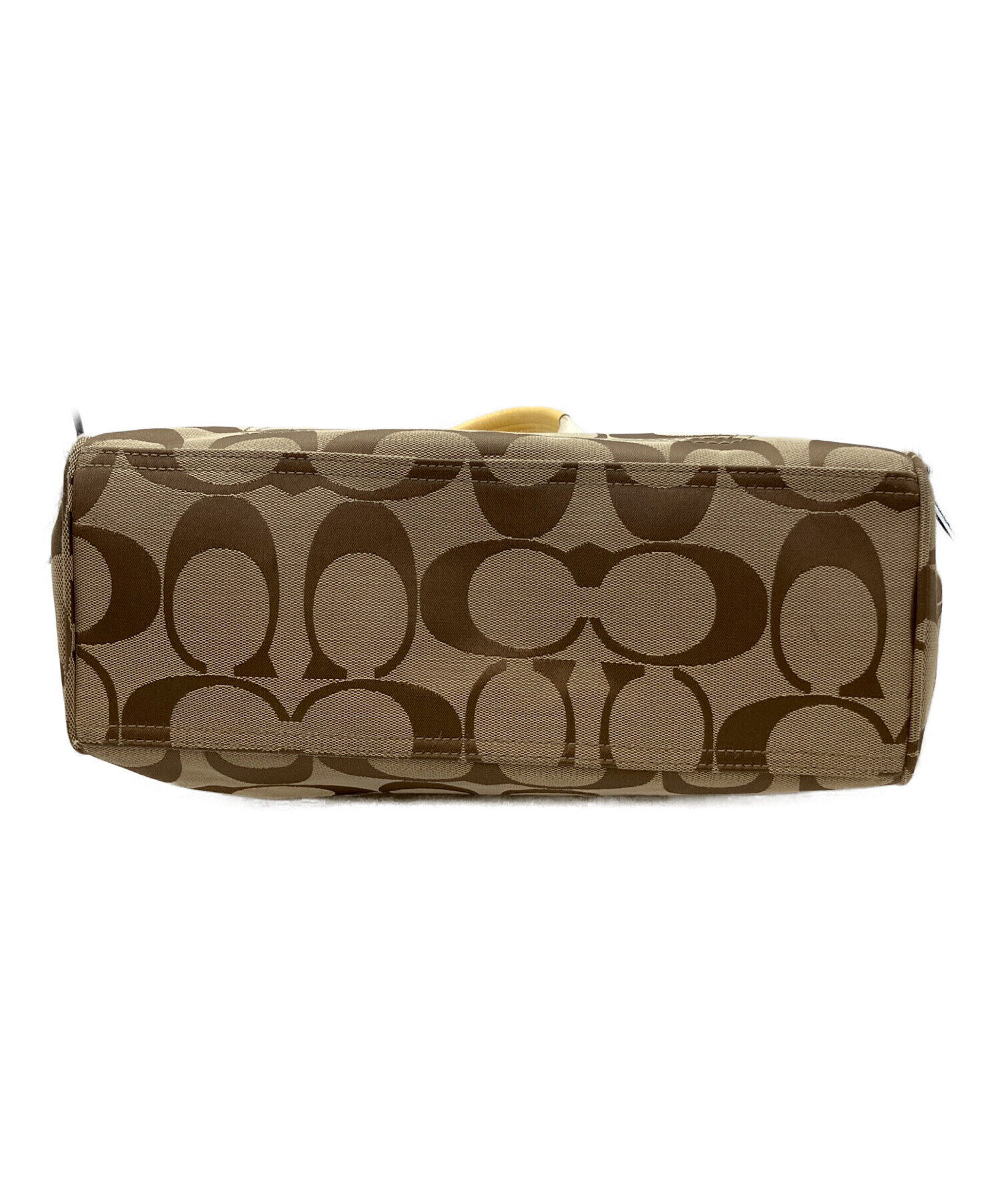 中古・古着通販】COACH (コーチ) シグネチャー トートバッグ ベージュ