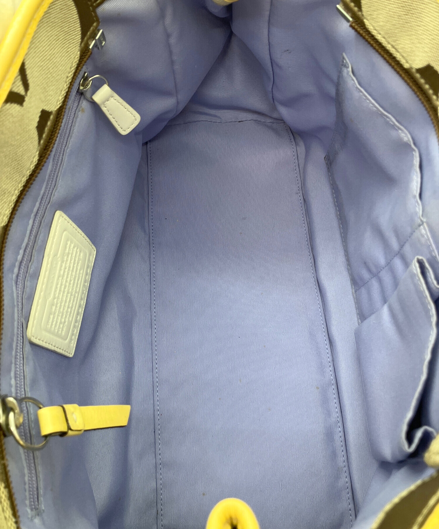 中古・古着通販】COACH (コーチ) シグネチャー トートバッグ ベージュ