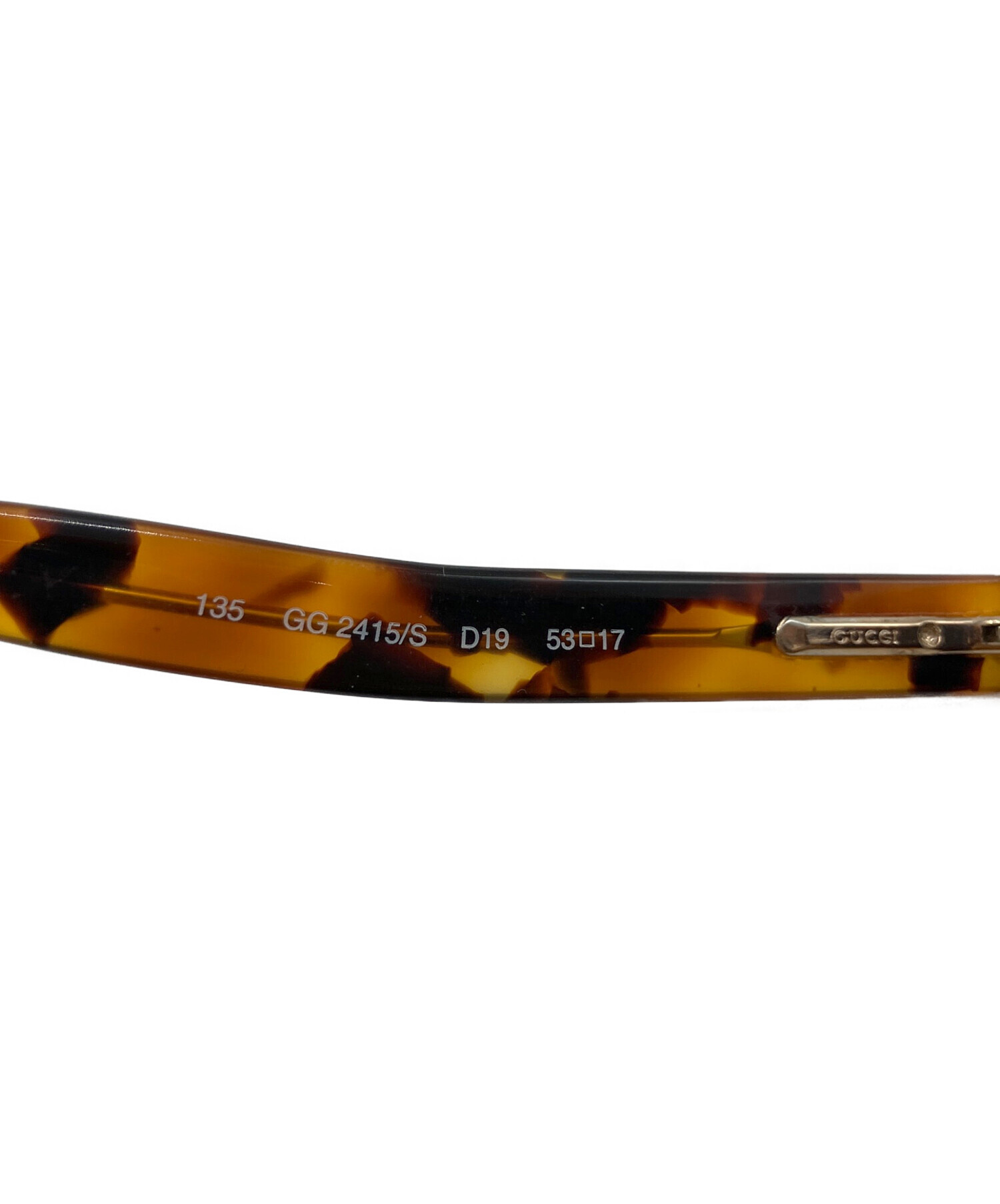 中古・古着通販】GUCCI (グッチ) サングラス ブラウン サイズ:53□17