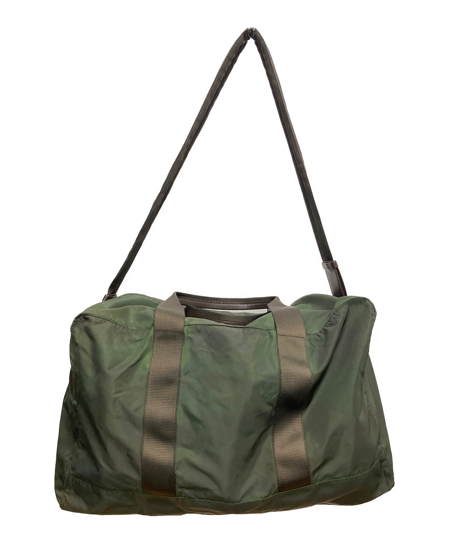 中古・古着通販】PRADA (プラダ) 2WAYボストンバッグ グリーン