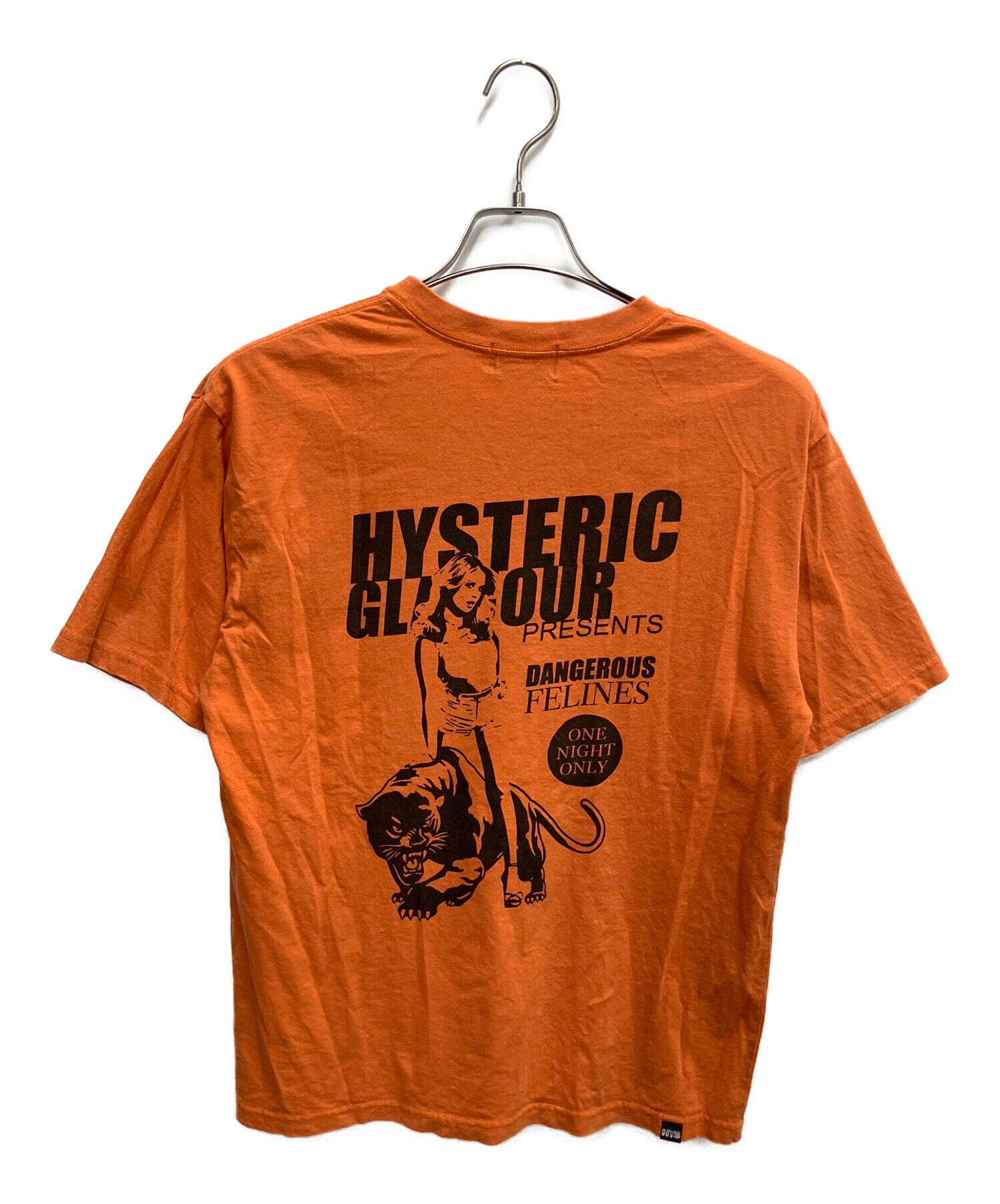HYSTERIC GLAMOUR Mサイズ オレンジ Tシャツ 中古・古着通販】Hysteric Glamour (ヒステリックグラマー) 半袖T