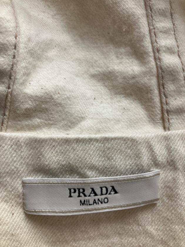 中古・古着通販】PRADA (プラダ) S222 デニムベスト アイボリー サイズ