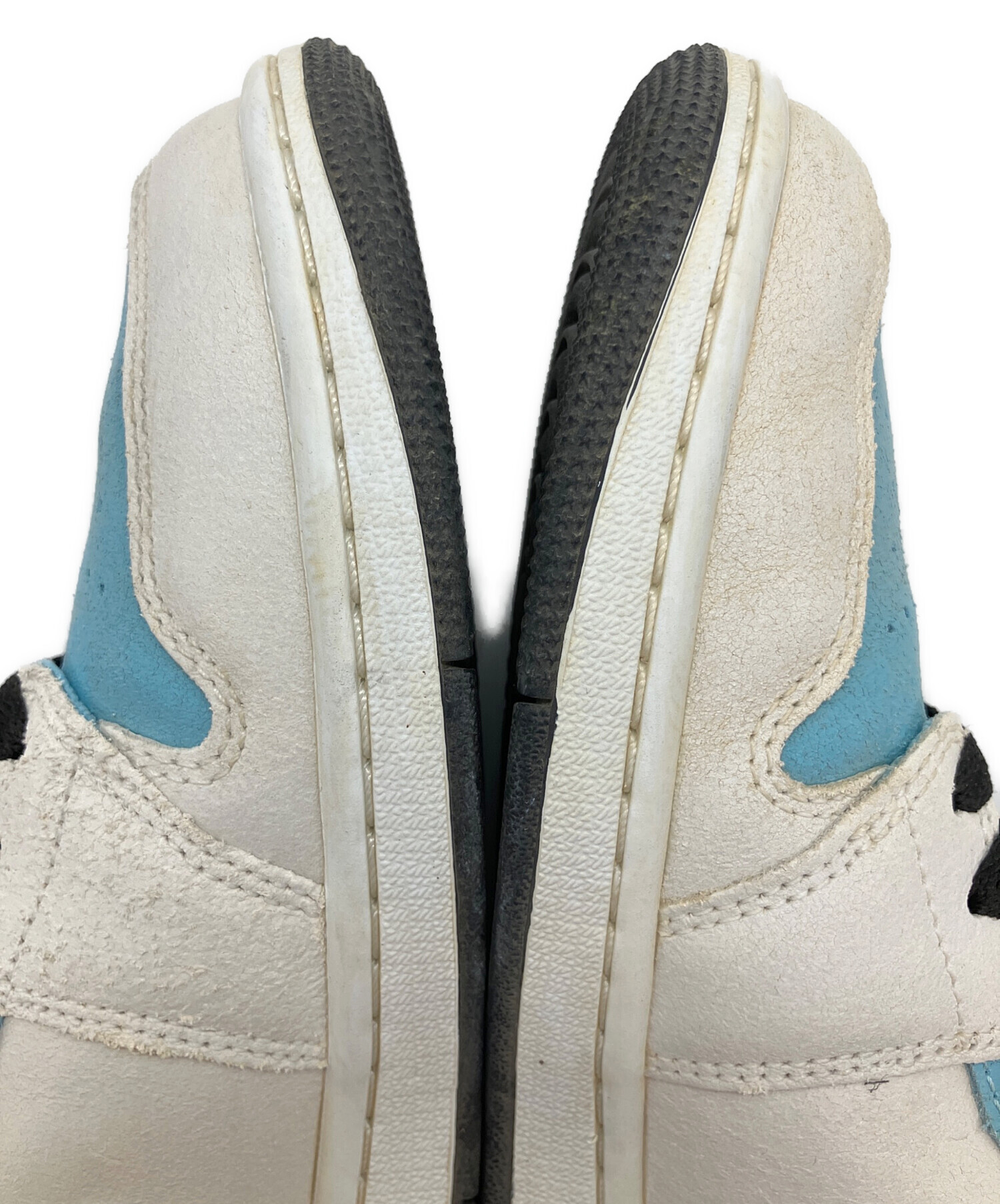 ミ*︎様 【未使用26.5㎝】ナイキ AIR JORDAN １ SE HJ665 中古・古着通販】NIKE (ナイキ) AIR JORDAN 1 MID SE スカイブルー