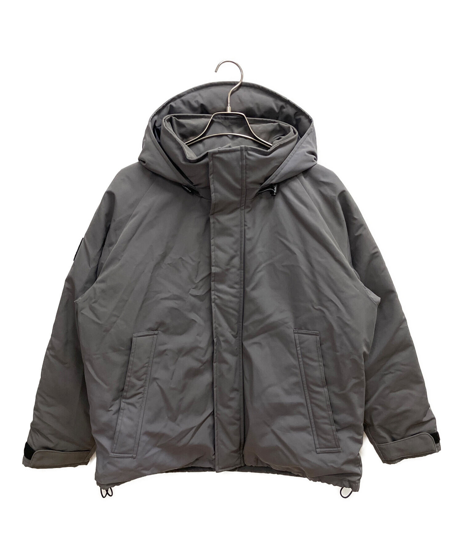 中古・古着通販】DANTON (ダントン) DOWN ARMY HOODED JACKET グレー