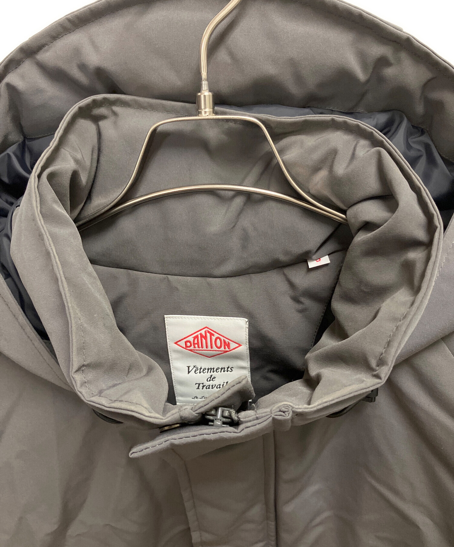 中古・古着通販】DANTON (ダントン) DOWN ARMY HOODED JACKET グレー
