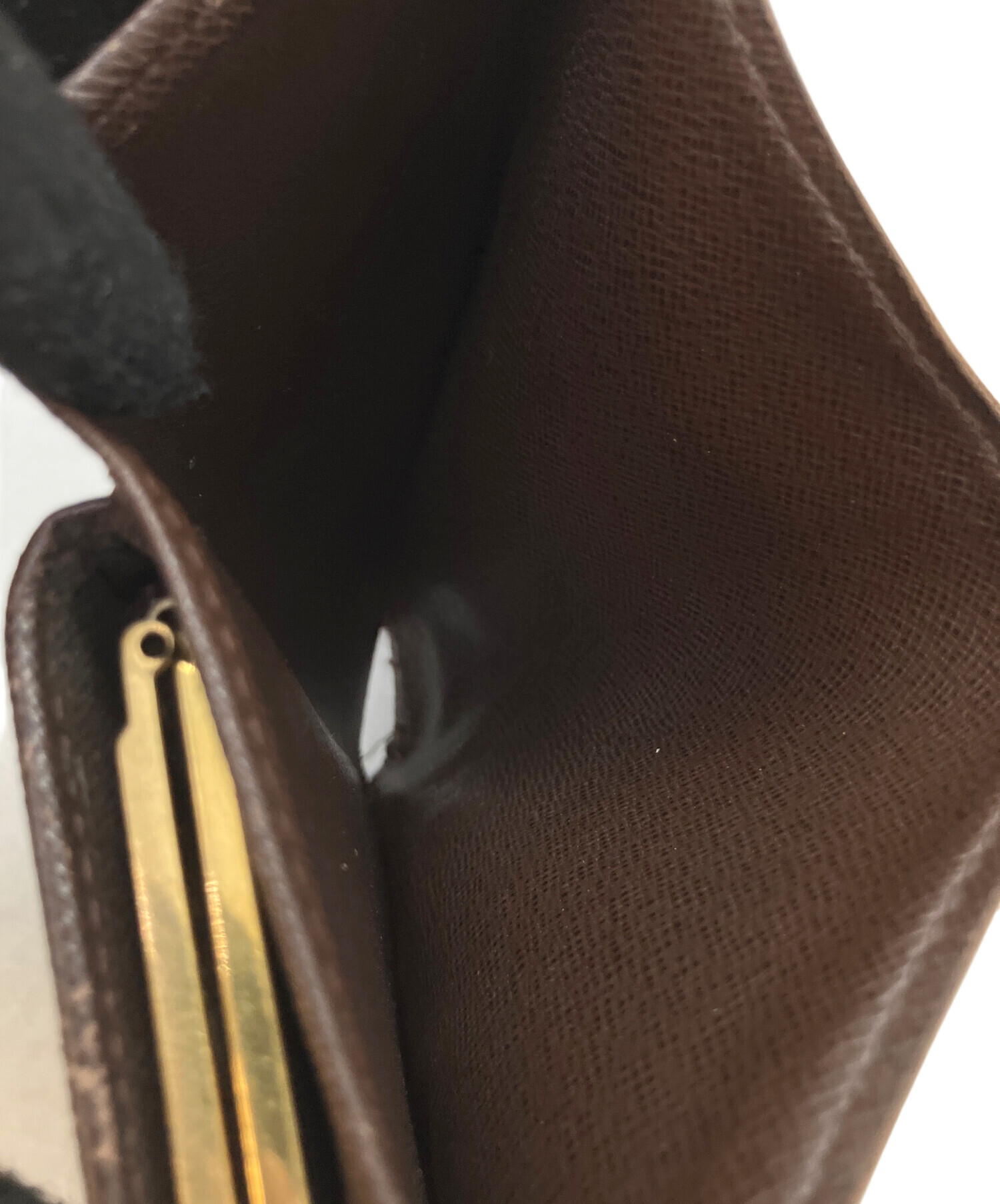お値引なし、 ❌ルイヴィトン ダミエ 2つ折り財布 中古 中古・古着通販】LOUIS VUITTON (ルイ ヴィトン) ダミエ 2つ折り財布