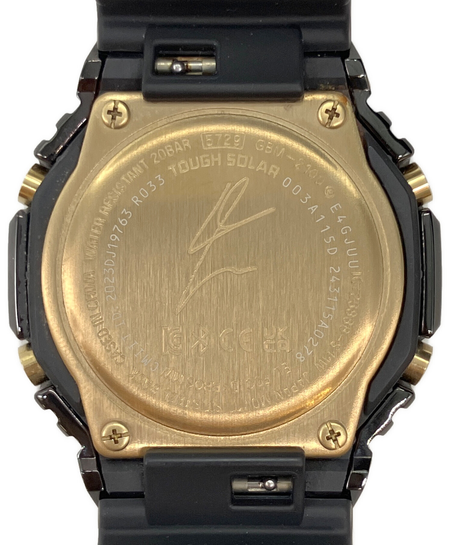 ゴールド ブラック 置時計 中古・古着通販】CASIO (カシオ) 八村塁 (ハチムラルイ) G-SHOCK 八村