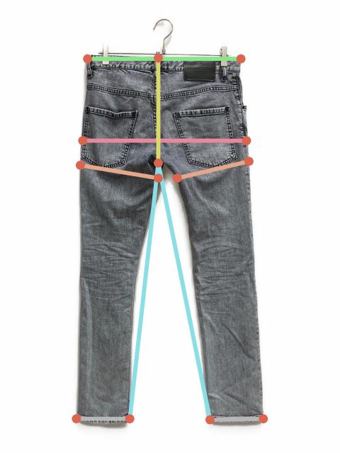 中古・古着通販】DSQUARED2 (ディースクエアード) スキニーデニム