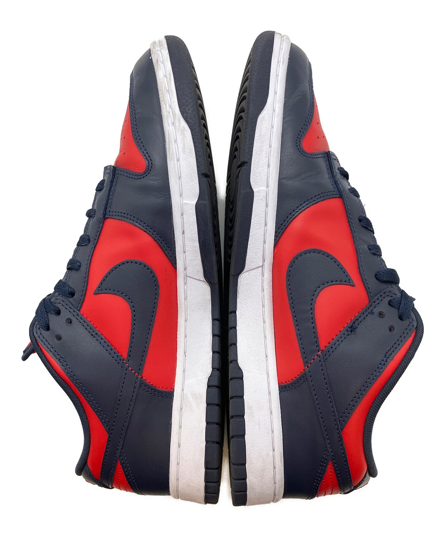 中古・古着通販】NIKE (ナイキ) DUNK LOW RETRO レッド×ネイビー