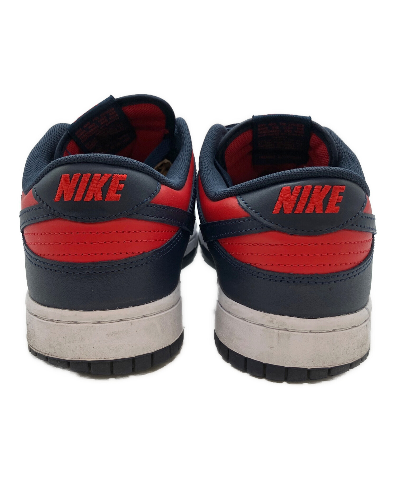 中古・古着通販】NIKE (ナイキ) DUNK LOW RETRO レッド×ネイビー