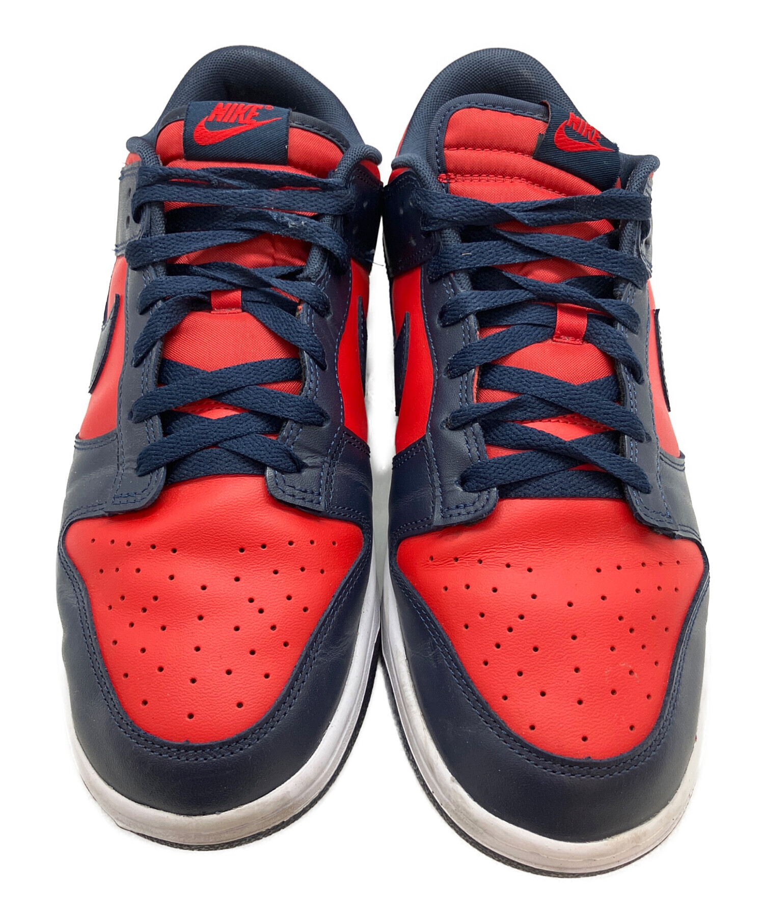 【新品未使用品！】NIKE dunk low 28cm 中古・古着通販】NIKE (ナイキ) DUNK LOW RETRO レッド×ネイビー