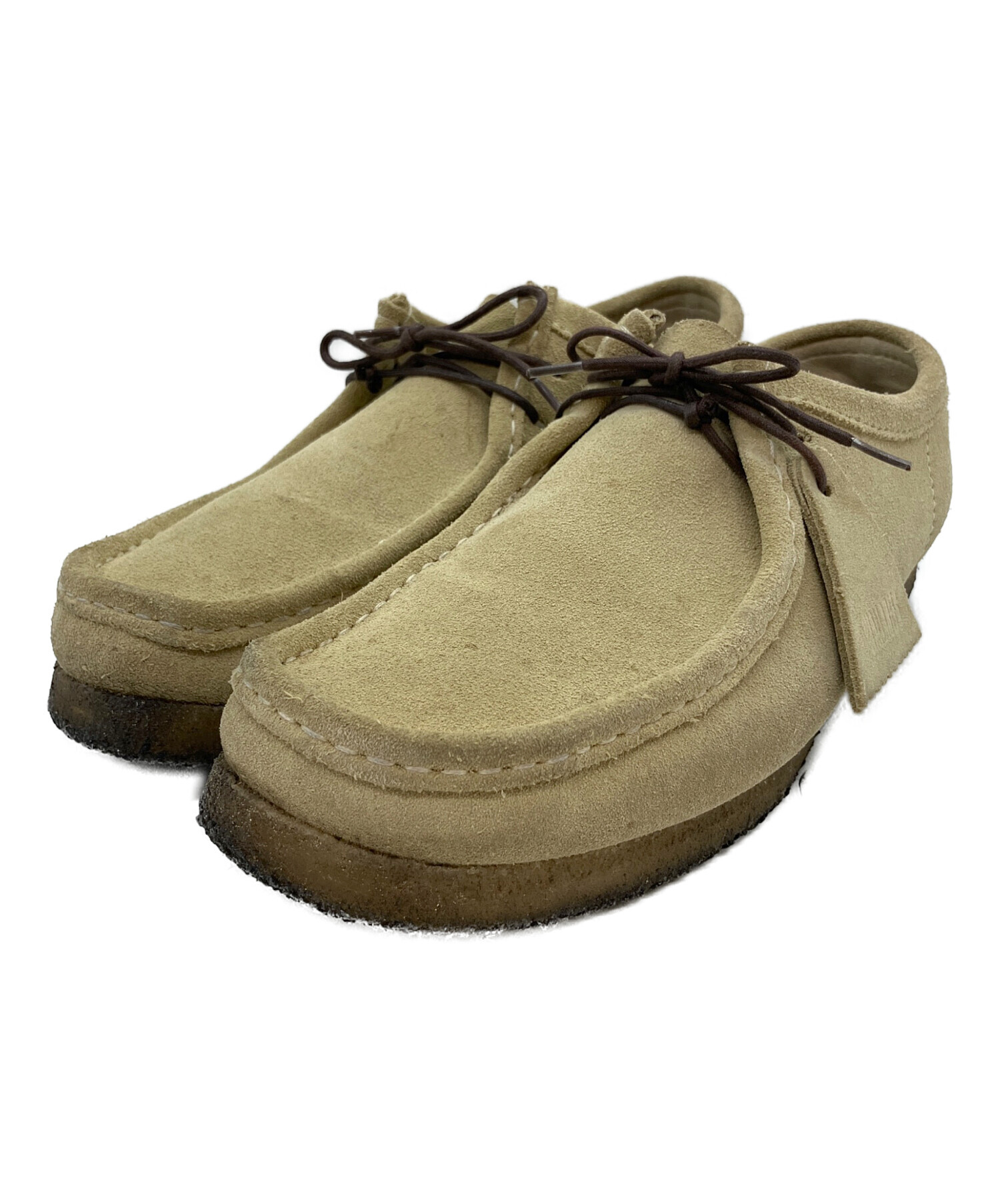 中古・古着通販】CLARKS (クラークス) ワラビーシューズ ベージュ