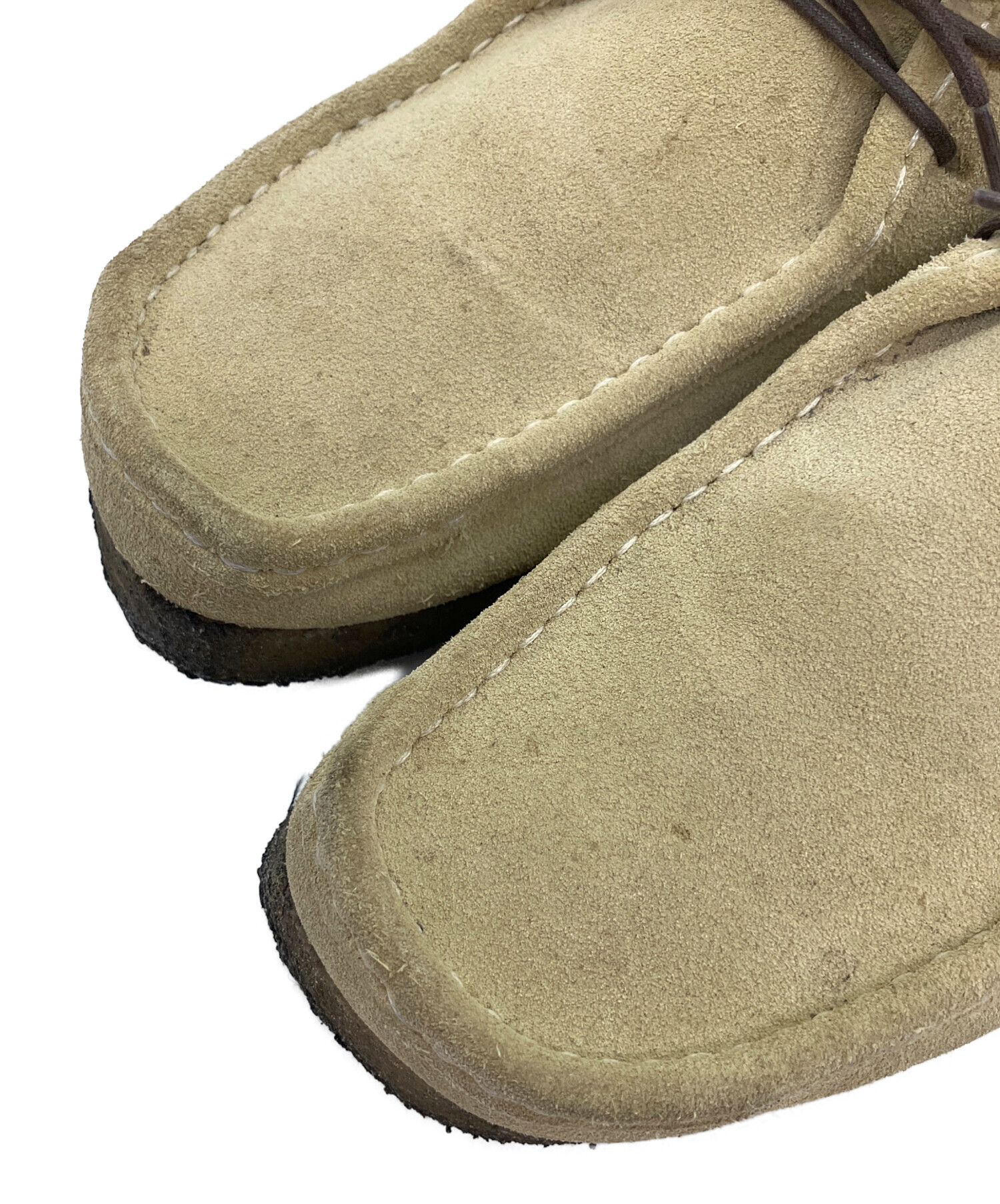 中古・古着通販】CLARKS (クラークス) ワラビーシューズ ベージュ