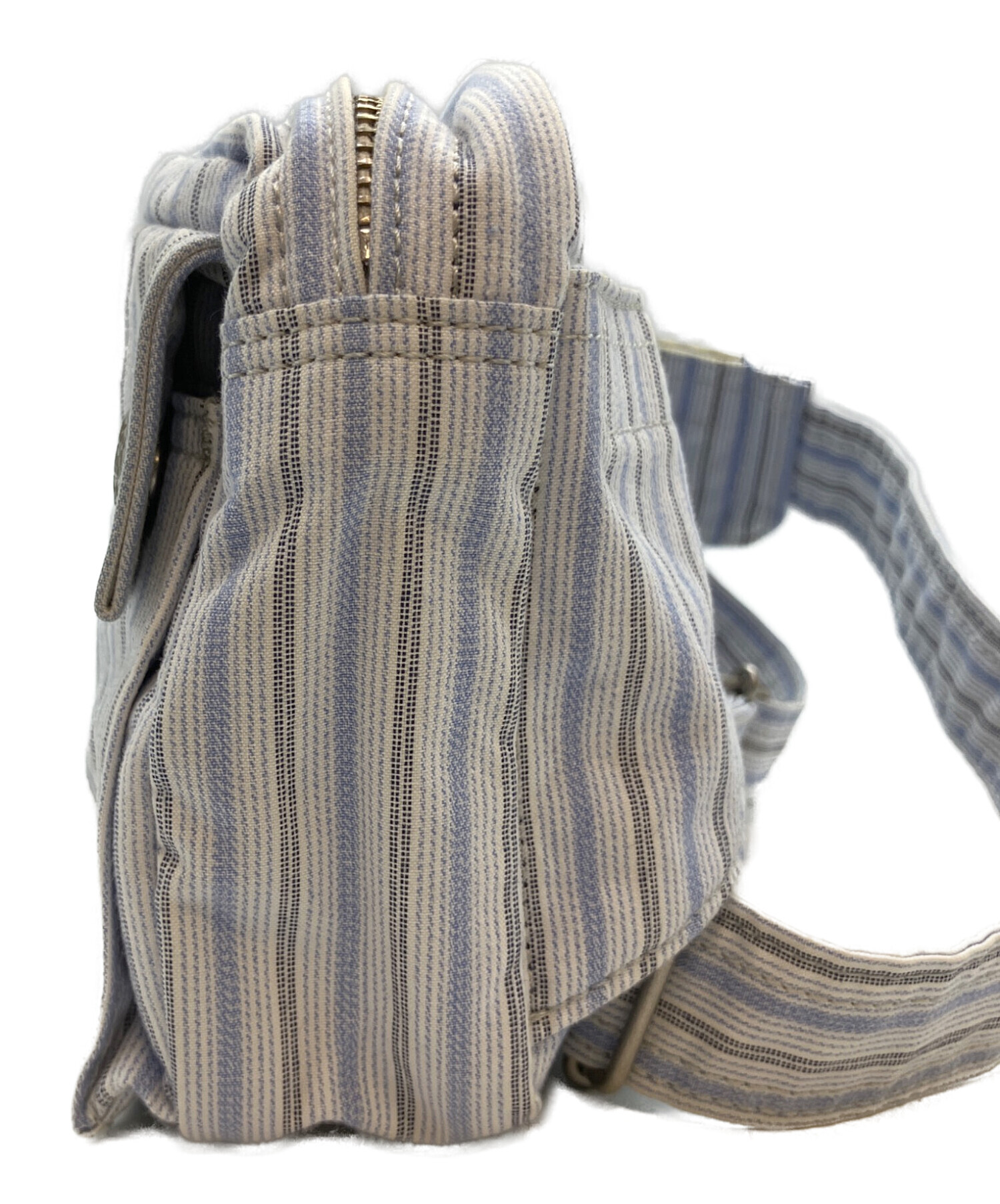 中古・古着通販】PORTER (ポーター) ブルーストライプ WAIST BAG 