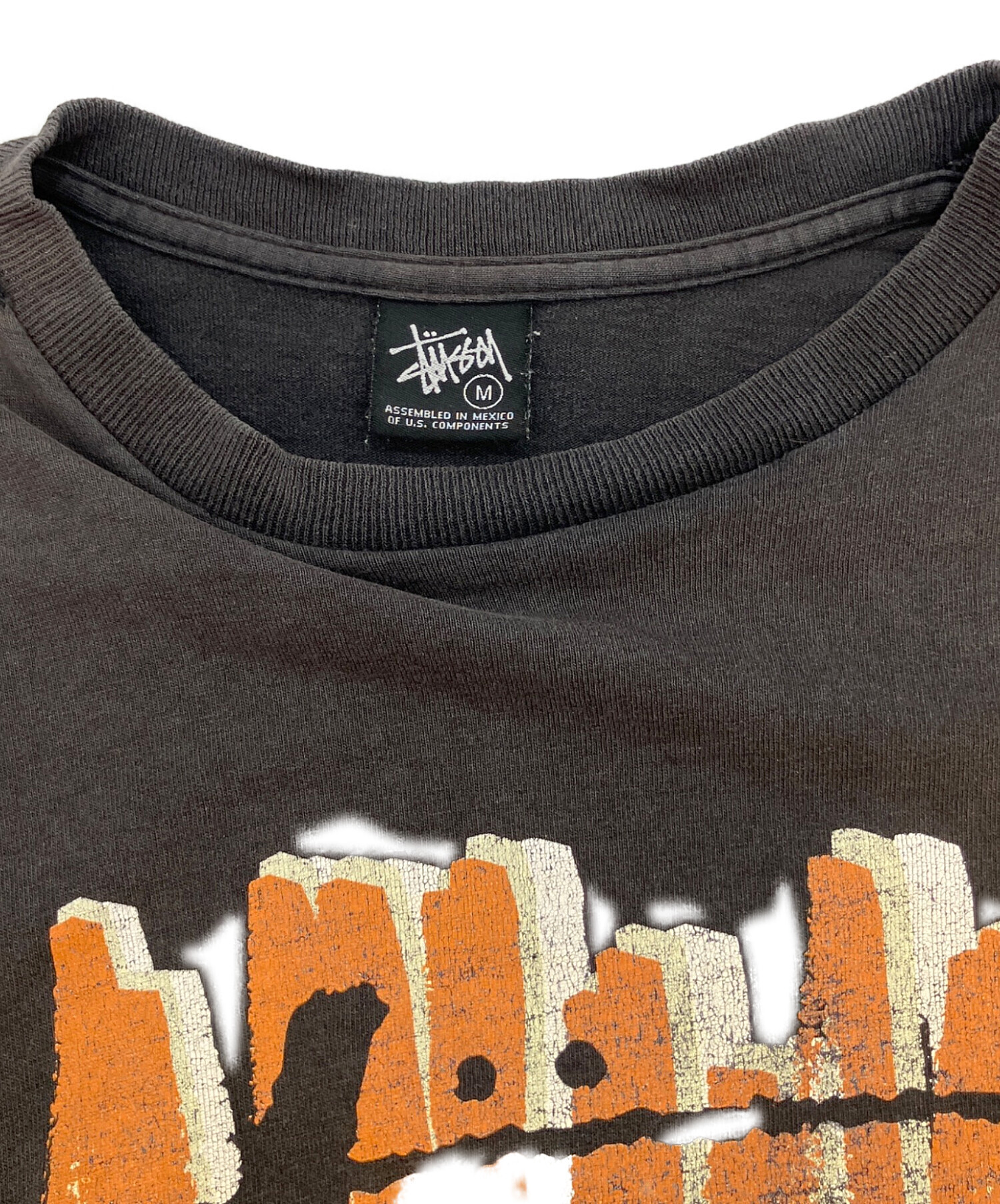 中古・古着通販】stussy (ステューシー) 長袖カットソー グレー サイズ